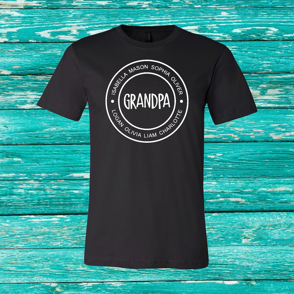 Personalized Grandparent Tshirt W/ Grandchildren's Names Etsy