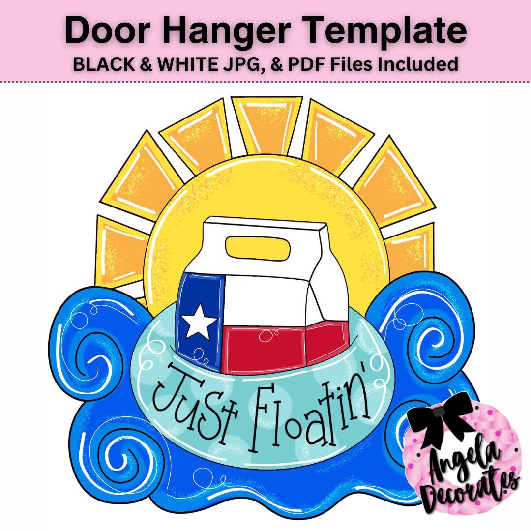 DIGITAL TEMPLATE: River Floating Ice Chest Cooler Lake Life River Life ...