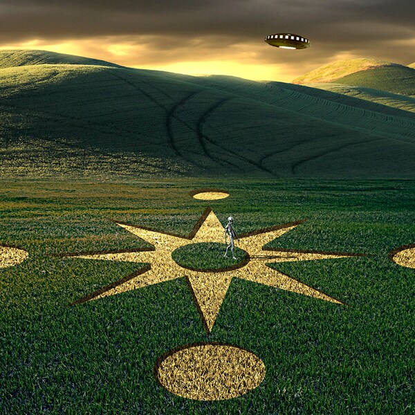 Crop Circle Wall Art - Etsy