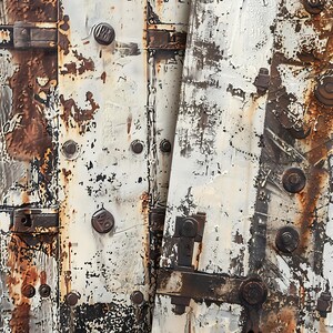 Rusted Industrial Fastener Printable Junk Journal Half Paper Decorative ...