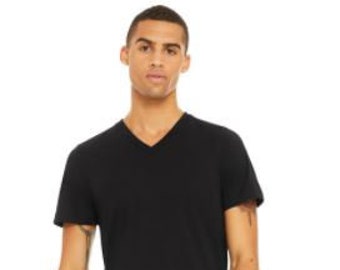 Men's Short-Sleeve V-Neck T-Shirt , Send us a design for custom T-Shirts, All Season V-Neck, Summer Trend Father's Day Gift. Apparel