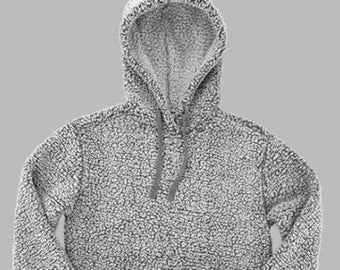 custom sherpa moletom com capuz