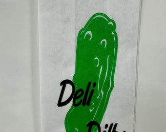 Vintage Carnival Food Bags: Hot Dog, Popcorn, Pickle - 150 Pack
