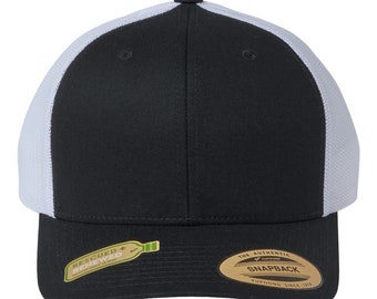 Cappello/berretto da camionista con loghi ricamati personalizzati, materiale riciclato