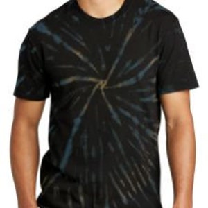Koszulka z krótkim rękawem Tie Dye/ Spersonalizowane koszulki Tie-Dye/ Dodaj swoje logo Tie-Dye