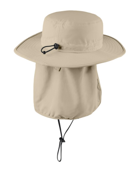 Cream Bucket Hat with Wide Brim and Embroidered Detail Cream Bucket Hat with Wide Brim and Embroidered Detail Hats main image 2