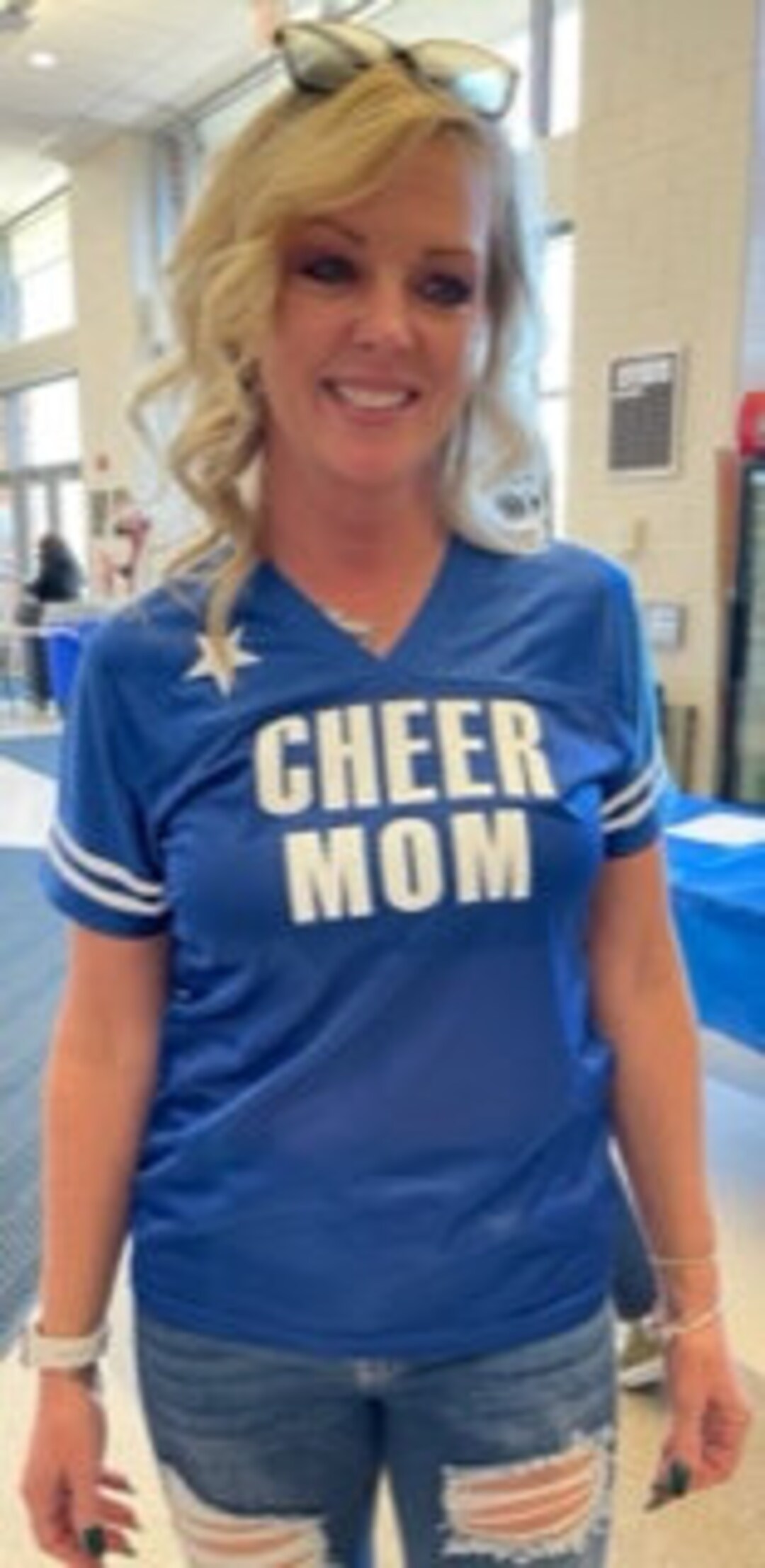 Custom Football Jersey Mom Shirt/ Design Your Own/cheer Mom Etsy