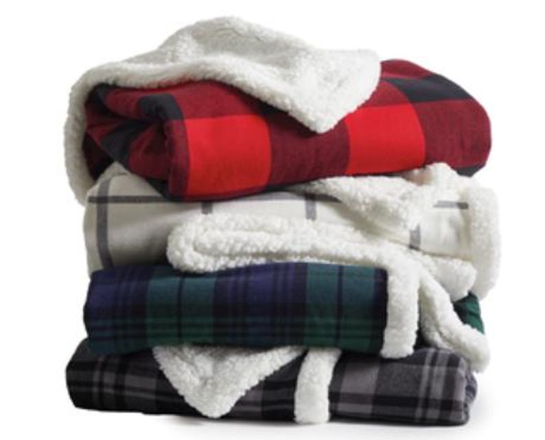 CopperPennyDE Sherpa Fleece Throw - Thumbnail 2