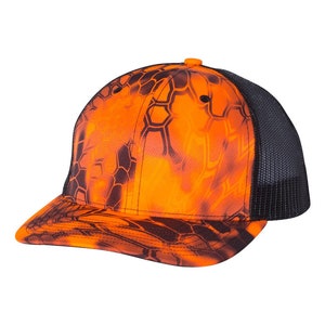 Richardson - Patterned Snapback Baseball Cap/Hat. Customize with your Logo. Embroidered Hat. Adjustable, Snapback