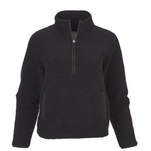 Personalized 1/4 Zip Pullover Fleece Sherpa Best Gift Idea with Option of Custom Embroidery
