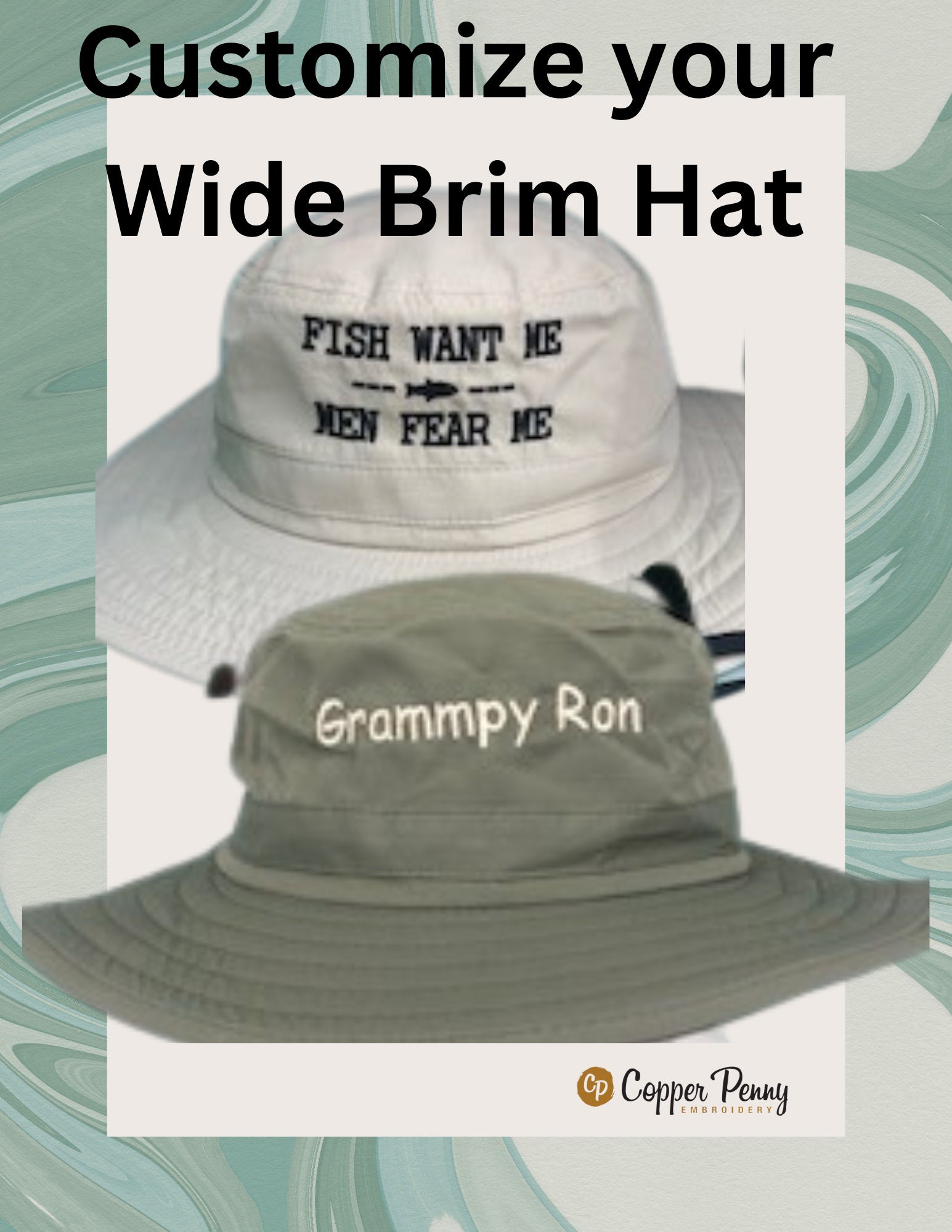 Custom Sun Hat Outdoor Wide-brim Hat, Men's Bucket Hat, Sun Shade