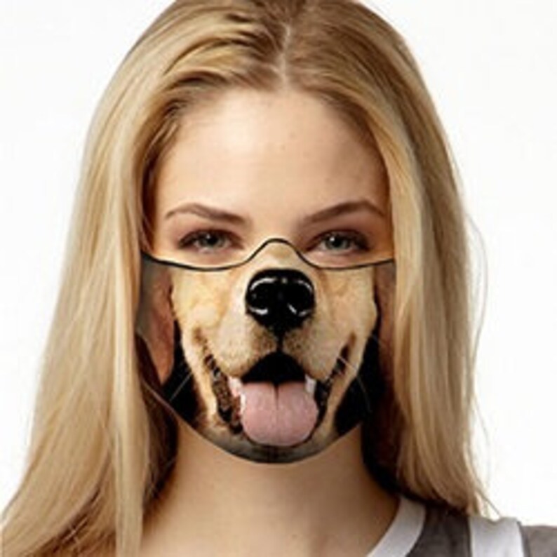 Custom Pet Mask Animal Lover Face Masks New and Improved Mask Etsy