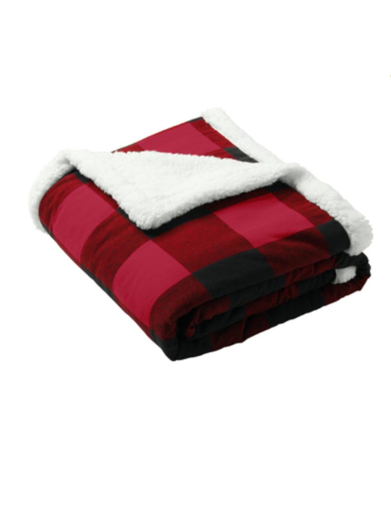 CopperPennyDE Sherpa Fleece Throw