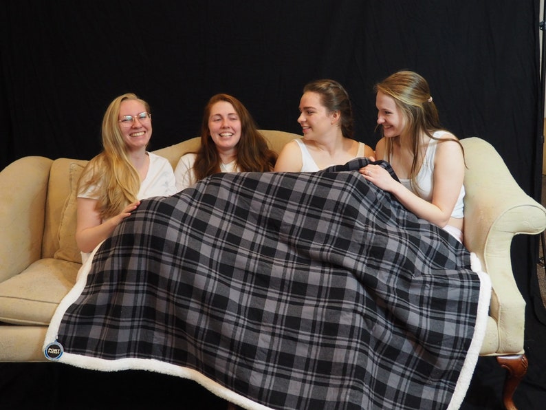 CopperPennyDE Sherpa Fleece Throw - Thumbnail 3