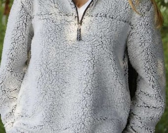 Sherpa Quarter Zip - Etsy UK