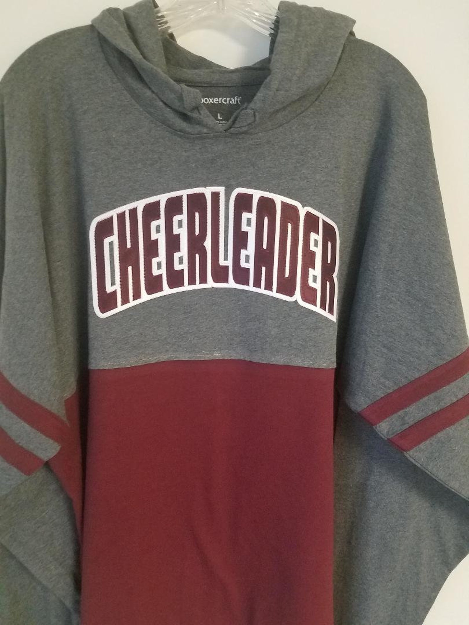 Boxercraft Cheerleader Pullover Pom Pom Shirt embroidered pom Etsy