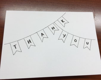 Custom Thank You Note/Set of 10