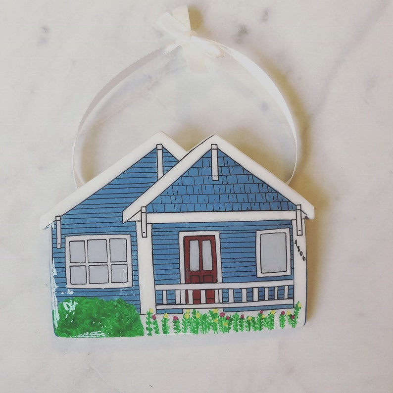 Custom House Ornament Etsy