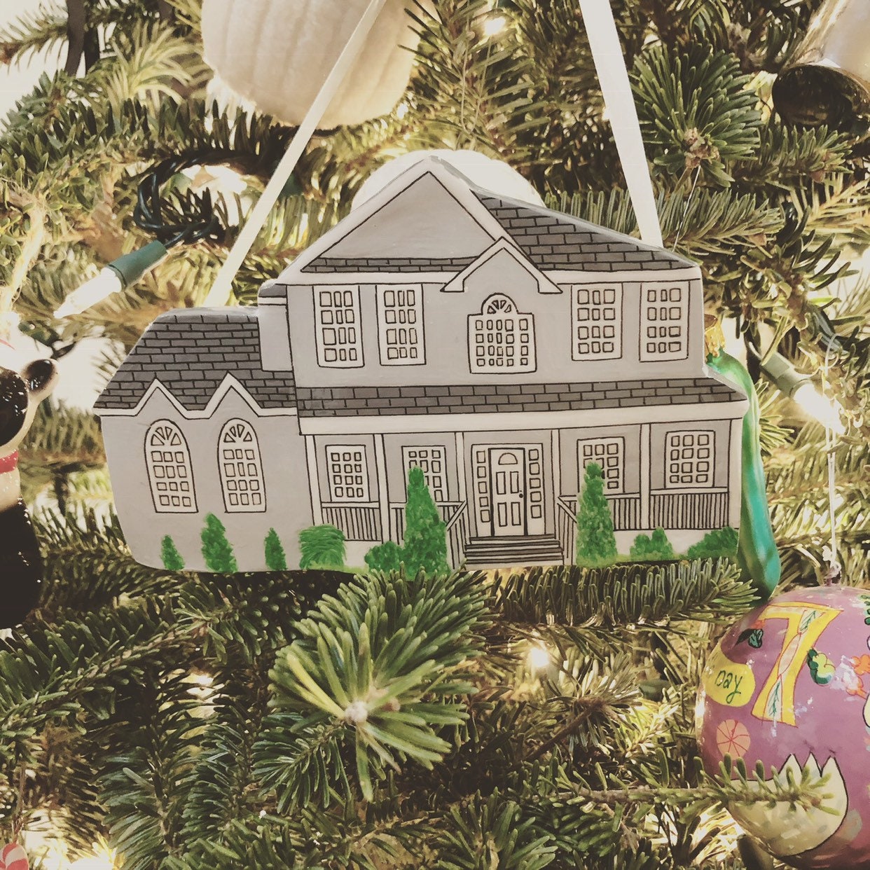 Custom House Ornament Etsy