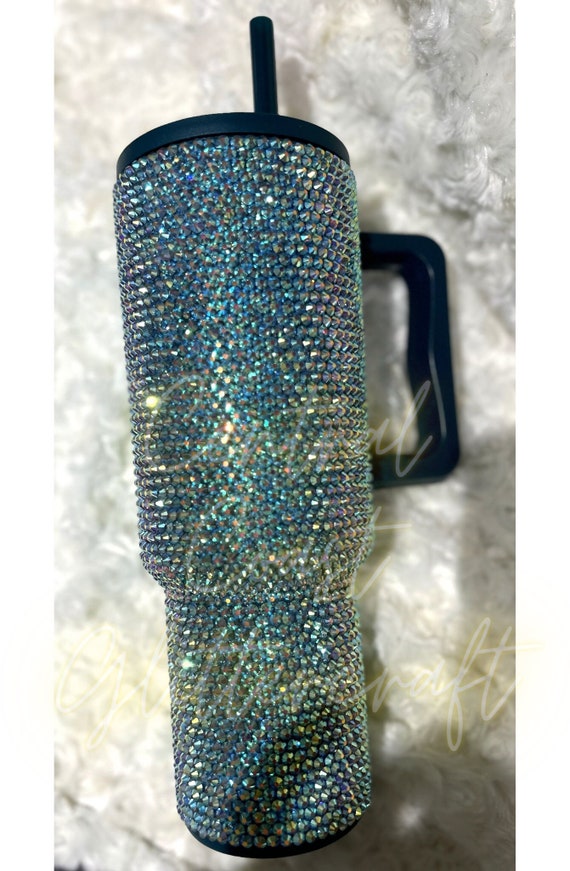 Rhinestone Tumbler Simple Modern Trek / Blinged stanley Dupe 40 Oz 