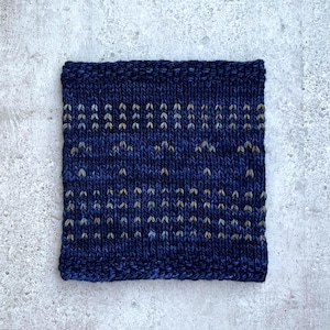 0/S Wool neck warmer, unisex neck warmer, merino Wool neck warmer, navy and beige neck warmer, fairisle neck warmer, wool cowl, soft cowl