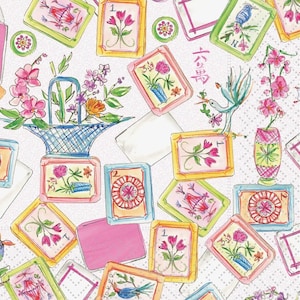 Mahjong Tile Allover Napkins bild 1