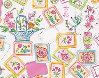 Mahjong Tile Allover Napkins
