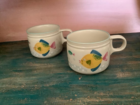 Studio Nova BARRIER REEF Cups SET of TWO 2 have more pieces to set 