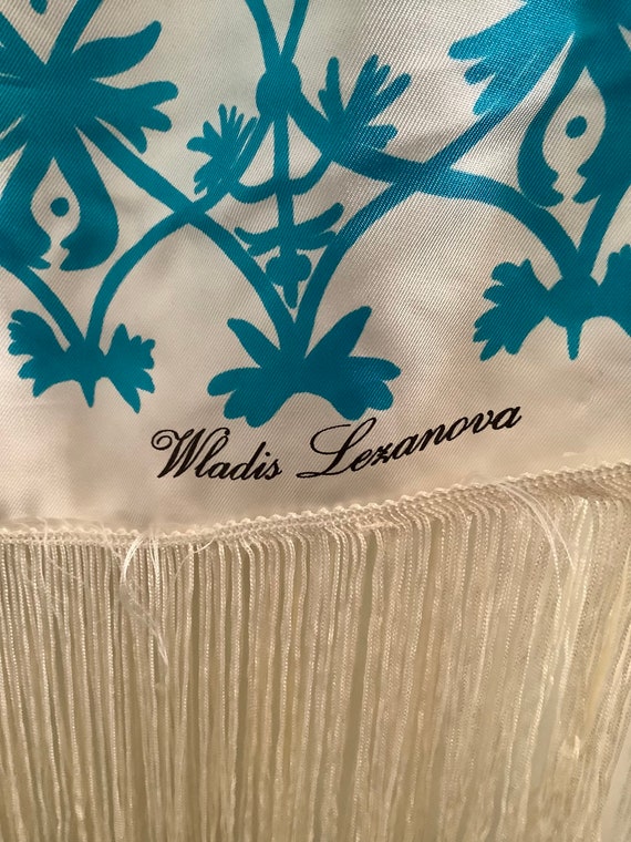 Vintage Wladis Lezanova Pure Silk Scarf, Italy