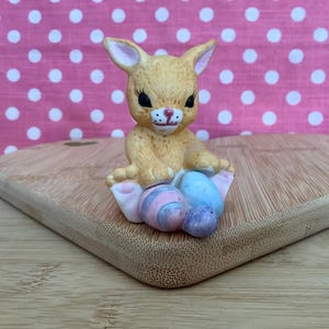 Vintage Porcelain Bunny Rabbit Figurine, Easter Decor