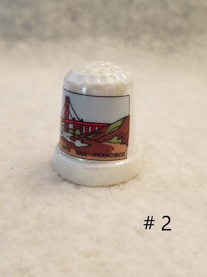 Collectible Thimbles Sold Individually Etsy