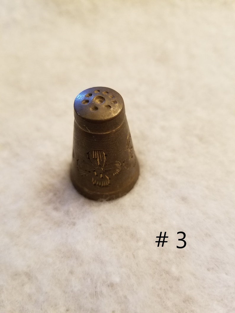 Collectible Thimbles Sold Individually Etsy