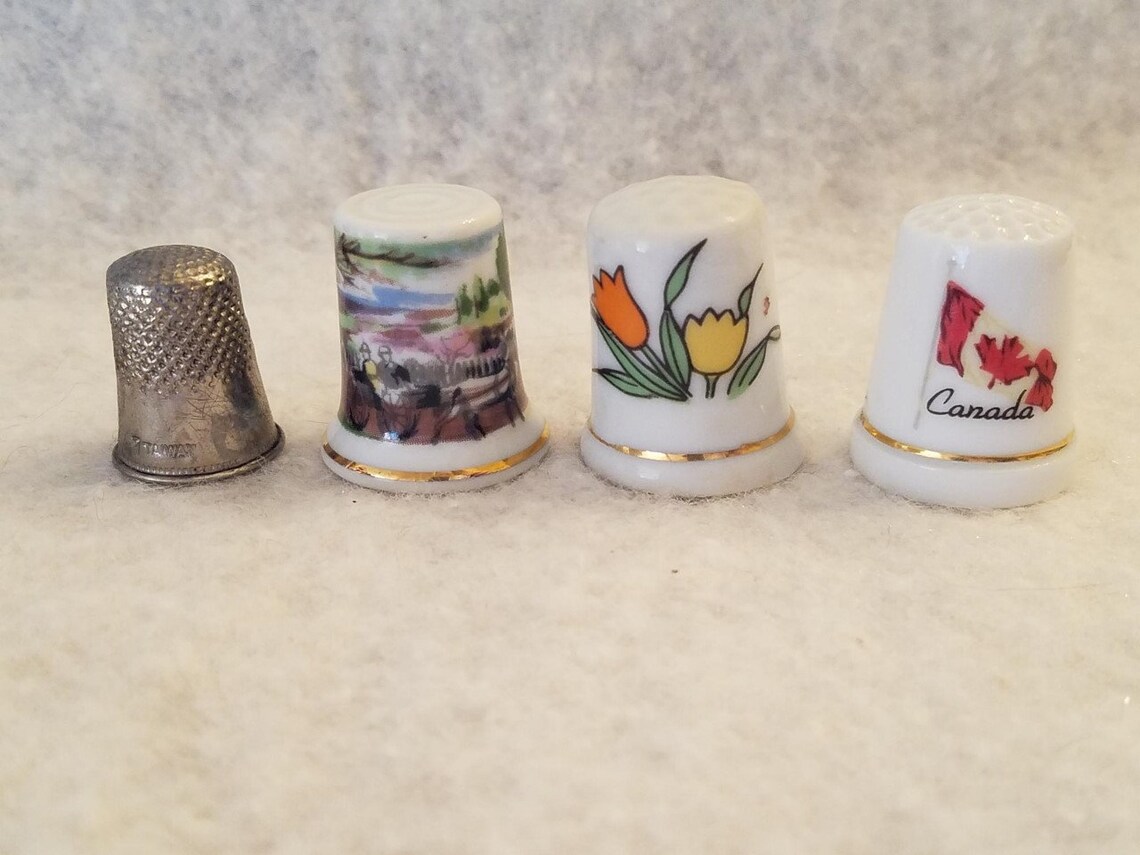 Collectible Thimbles Sold Individually Etsy