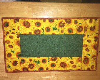 Sunflower table runner