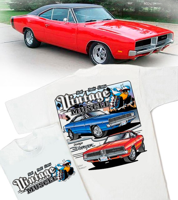 *0034 T-Shirt Plymouth Barracuda Vintage US-Car Dodge Chrysler 70s Musclecar