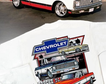 Chevrolet Trucks T-Shirt: HS #032 1967 1968 1969 1970 1971 1972 Cheyenne Super Truck Chevy C/K C-10