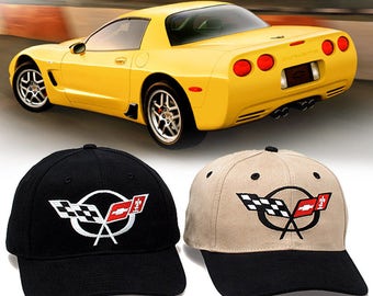 Chevrolet C5 Corvette Logo Hat - HH #003 Chevy Racing 1997 1998 1999 2000 2001 2002 2003 2004