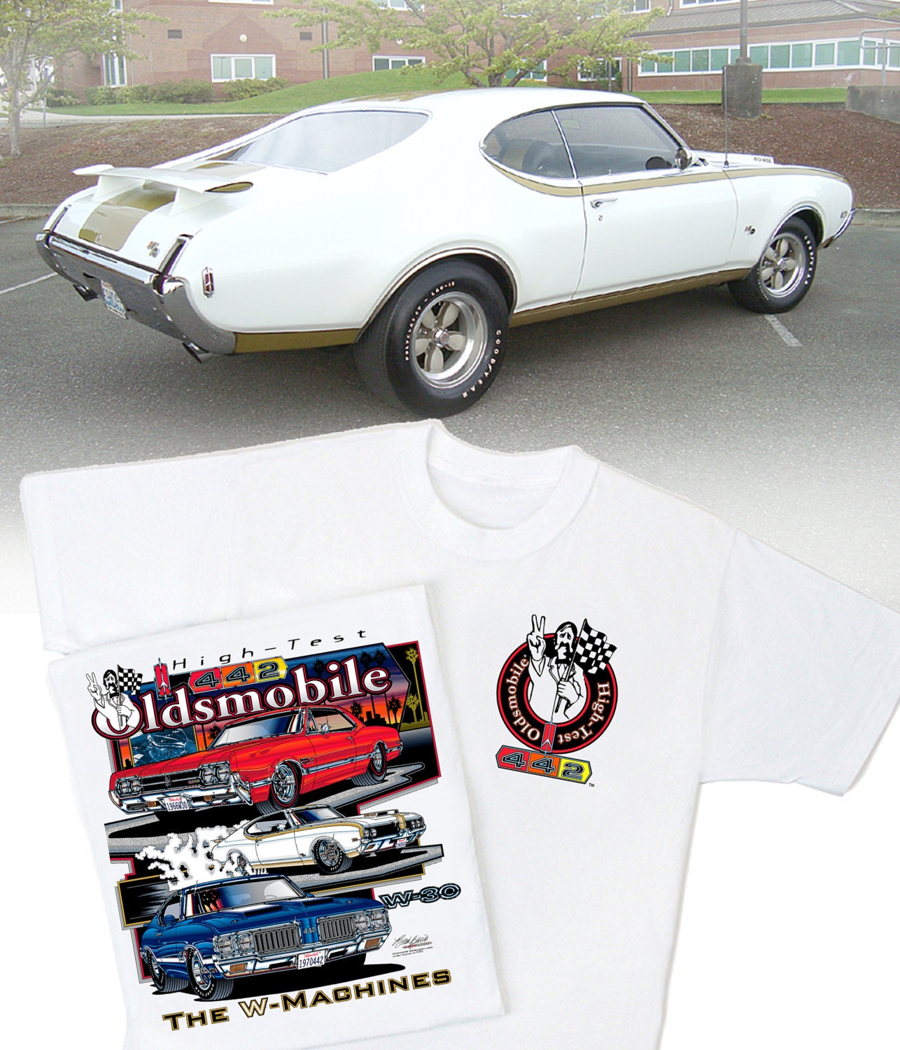 High Test Oldsmobile T Shirt Hs 029 442 Cutlass Hurst Olds Etsy