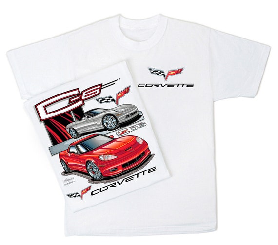 white corvette shirt