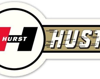 Hurst Hustler Vintage Metal Sign BBT-024 - 27" x 9" - Mag Wheel Gasser Shifter decal racing Camaro GTO Mopar Mustang