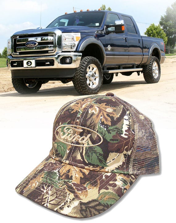 Ford Camouflage Hat Hh 120 Truck Hunting F1 F 100 F 150 F 250 F 350 F 450 Super Duty Trucker 4x4 Off Road