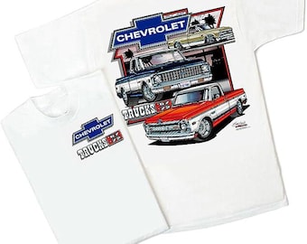 Chevrolet Trucks T-Shirt: HS #032 1967 1968 1969 1970 1971 1972 Cheyenne Super Truck Chevy C/K C-10