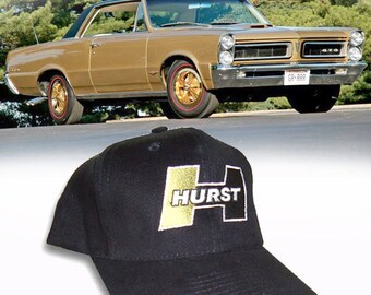 Hurst Hat - HH #117 Hurst Performance T-Handle Competition Plus 4 Speed Gasser Decal Wheel Shifter Hot Rod Drag