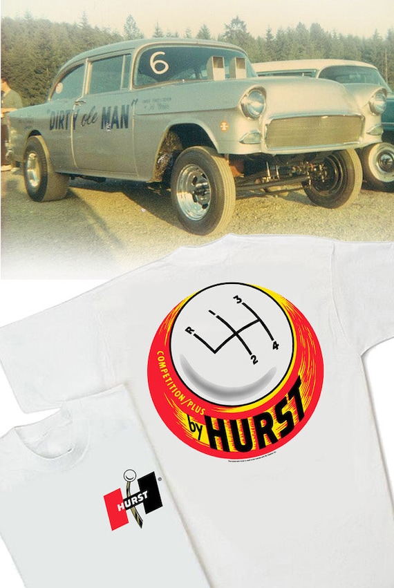 Hurst Competition Plus Floor Shift White T Shirt Hs 046 Etsy