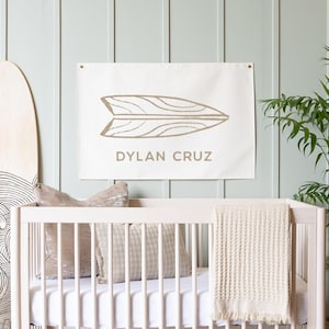 Personalized Coastal Surfboard Canvas for Kids Room | Beach Nursery Decor | Name Wall Art for Boys, Girls | Ocean-Themed Toddler Room | 36