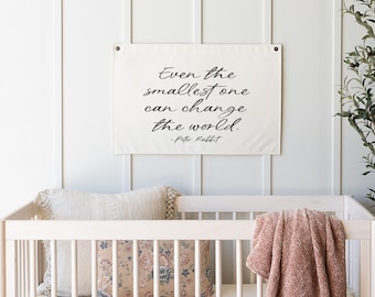 Inspirational Nursery Canvas Sign | Peter Rabbit Quote Wall Art | Baby Room Decor | Gift for Baby Shower | 23