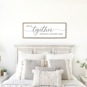 Master Bedroom Wall Decor I Love Us Large Bedroom Sign Etsy