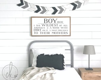 Boys Kids Bedroom Door Plaque Sign Decoration Wooden Tractor