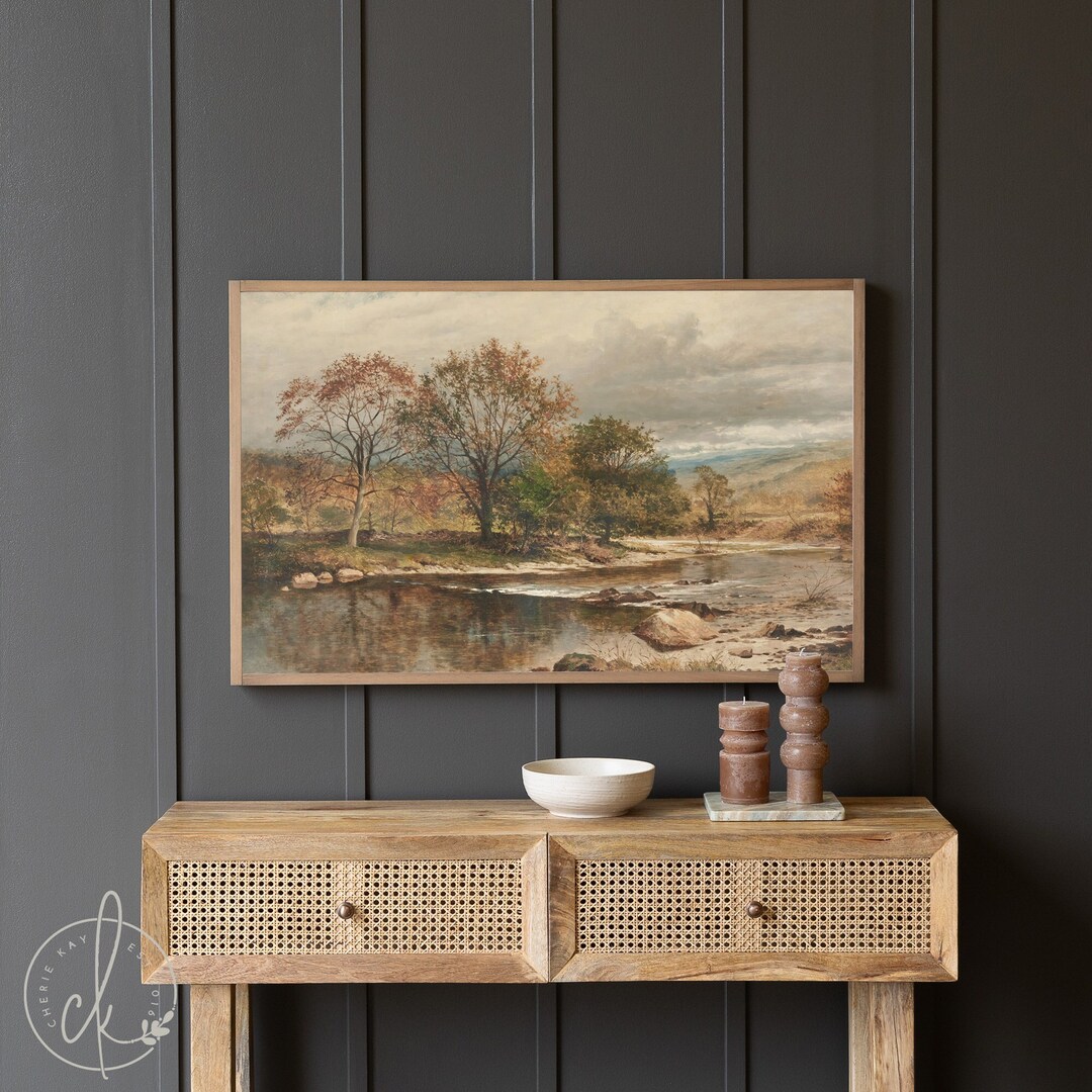 Fall Foliage Wall Art Framed Wall Art Living Room Decor Fall Home Decor