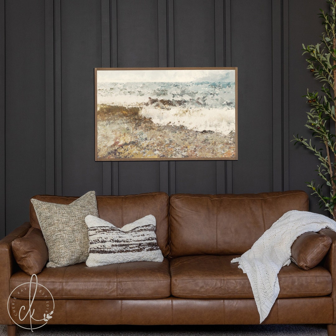 Framed Ocean Art Coastal Art Beach Wall Art Wood Signs Etsy